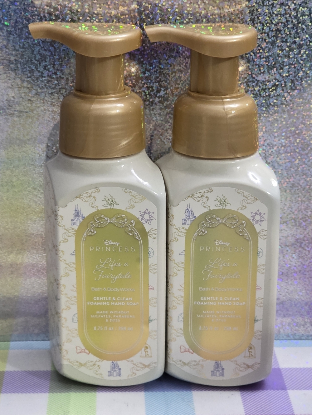Bath Body Works Disney Life's a Fairytale Gentle Foaming Hand Soap Set of 2 NEW